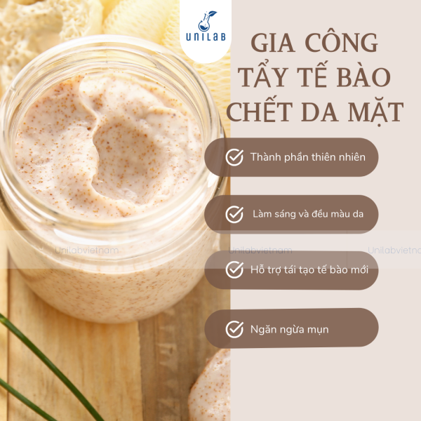 Gia Công Tẩy Tế Bào Chết Da Mặt