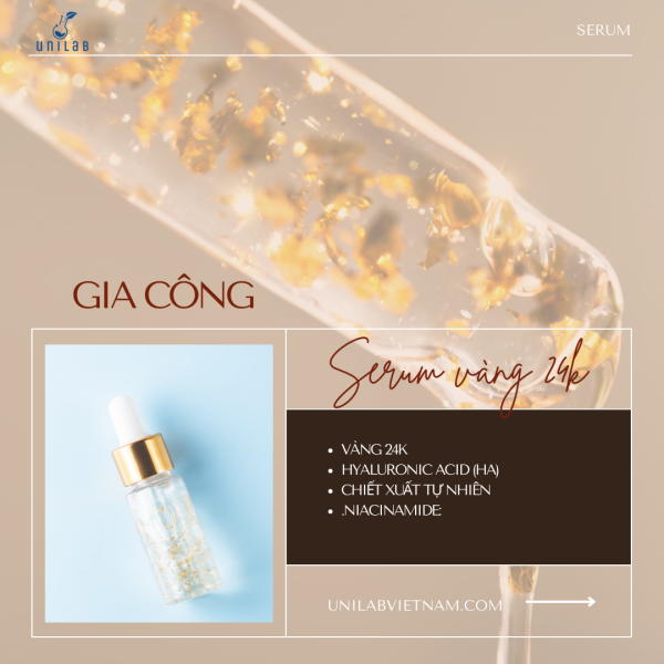 Gia Công Serum Vàng 24K