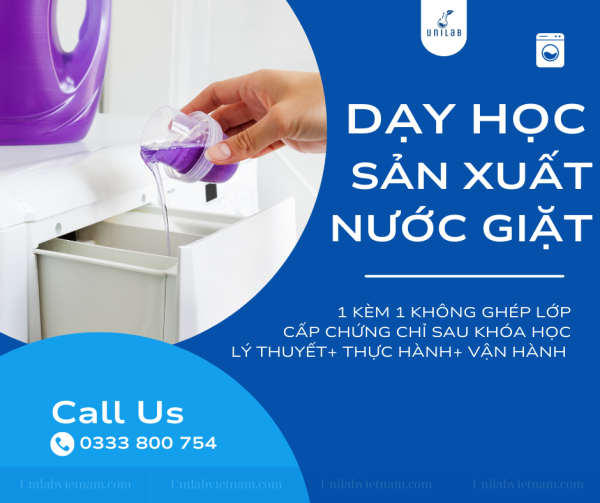 Học Sản Xuất Nước Giặt