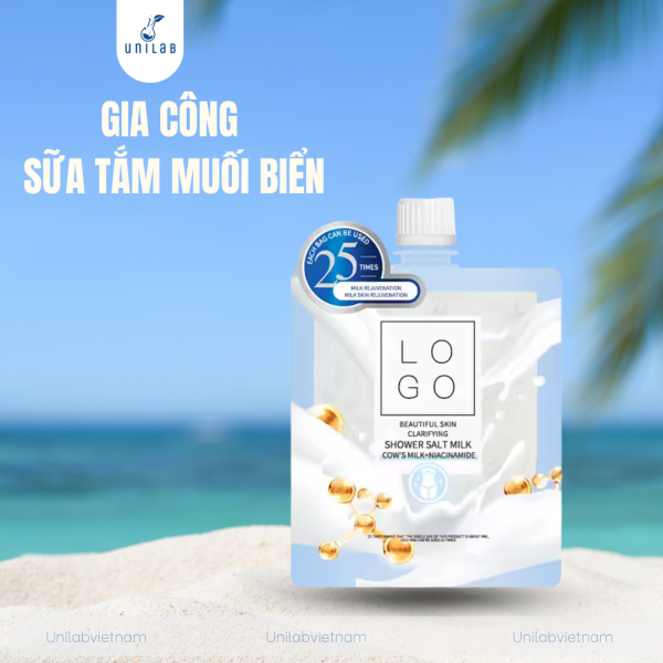 Gia Công Sữa Tắm Muối Biển