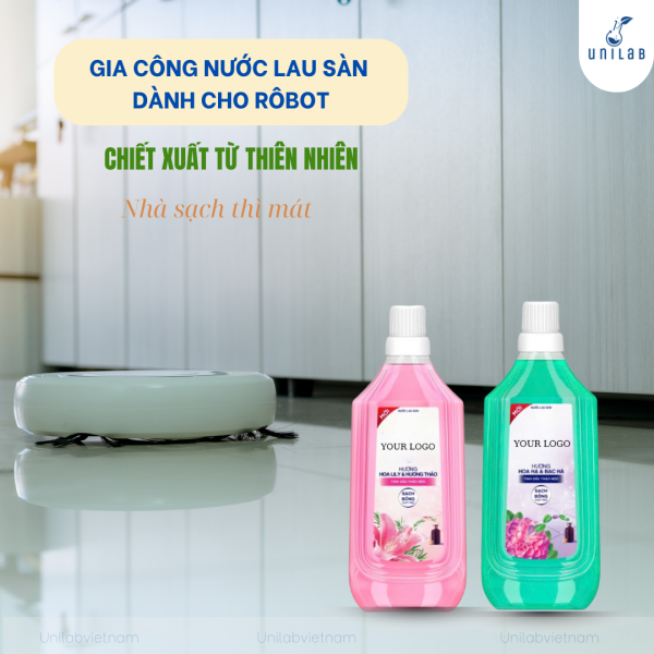 Gia Công Nước Lau Sàn Dành Cho Robot