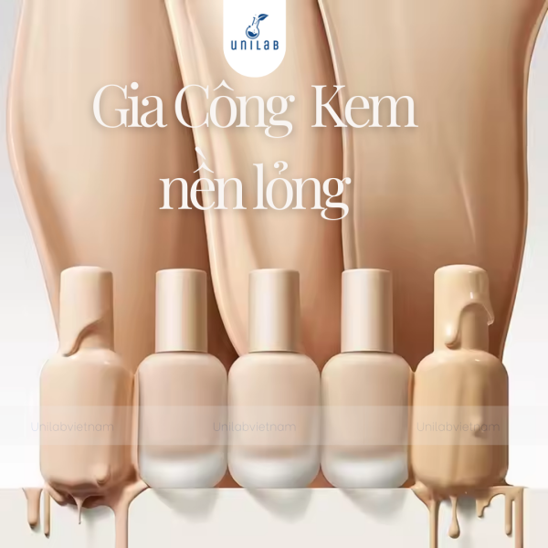 Gia Công Kem Nền Dạng Lỏng