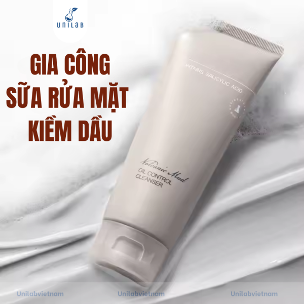 Gia Công Sữa Rửa Mặt Kiềm Dầu