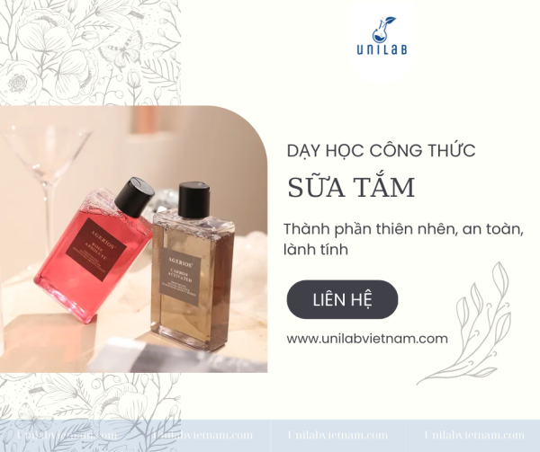 Dạy Học Công Thức Sản Xuất Sữa Tắm Nước Hoa