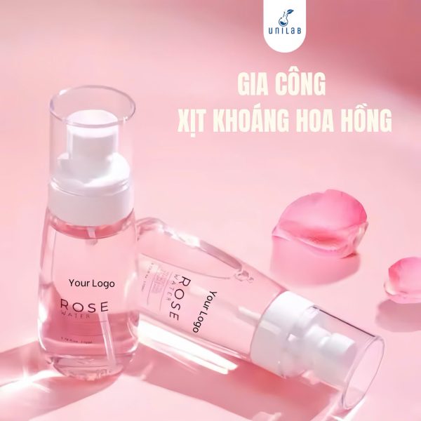 Gia Công Xịt Khoáng Hoa Hồng