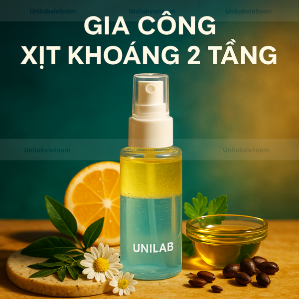 Gia công xịt khoáng 2 tầng