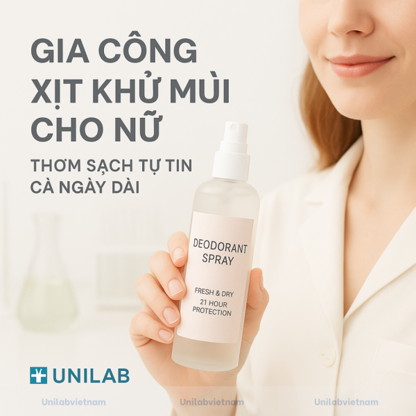 Gia Công Xịt Khử Mùi Cho Nữ