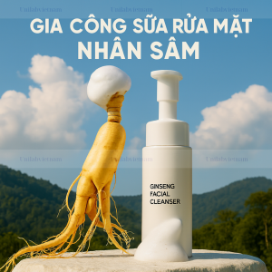 Gia Công Sữa Rửa Mặt Nhân Sâm