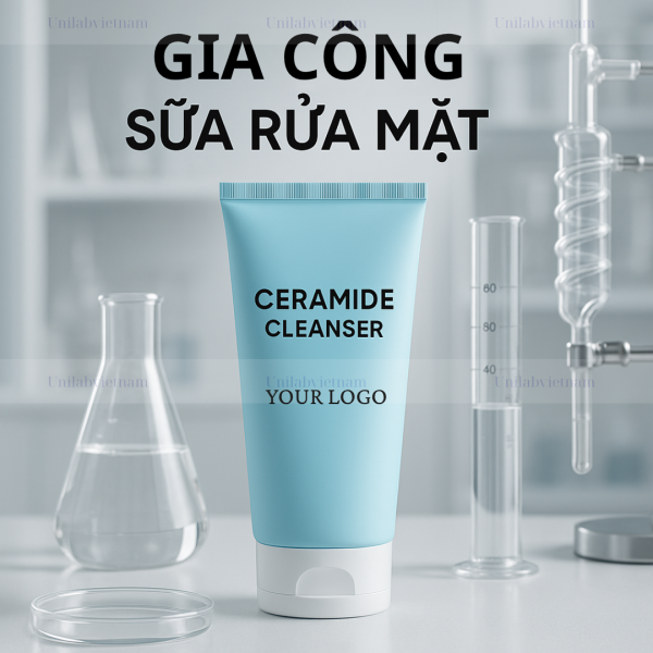Gia Công Sữa Rửa Mặt Ceramide