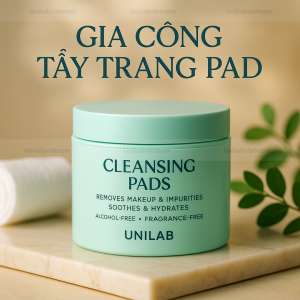 Gia Công Tẩy Trang Pad