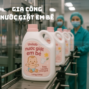 gia công nước giặt em bé
