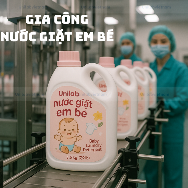 gia công nước giặt em bé
