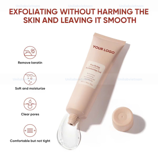 Gia Công Gel Tẩy Tế Bào Chết Da Mặt