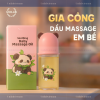 gia công dầu massage em bé