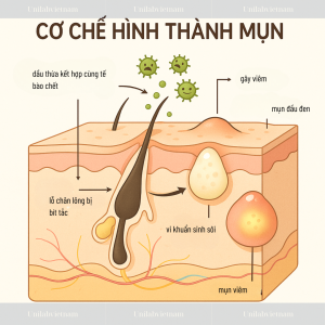 Nguyên Nhân Và Cơ Chế Hình Thành Mụn