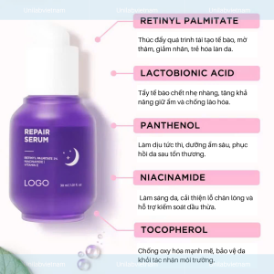 gia công serum phục hồi da