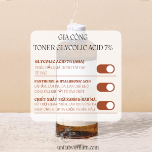 Gia Công Toner Glycolic Acid 7