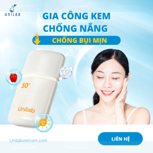 Gia Công Kem Chống Nắng Chống Bụi Mịn