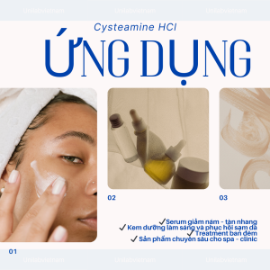 Cysteamine HCl – Hoạt Chất Làm Sáng Da