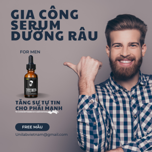 Gia Công Serum Dưỡng Râu Nam Giới
