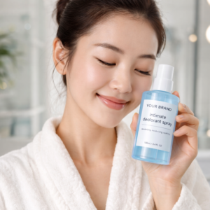 Gia công xịt khử mùi vùng kín