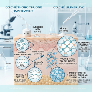 Lilimer AVC tạo gel trong chịu pH thấp