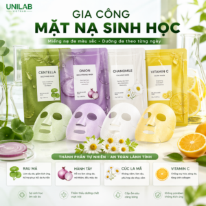 Gia Công Mặt Nạ Sợi Sinh Học Đa Màu