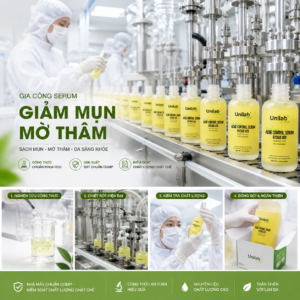 Gia công serum giảm mụn mờ thâm