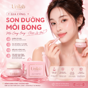 Gia công son dưỡng môi bóng