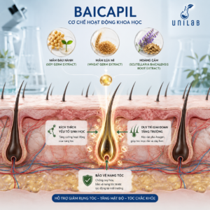 Baicapil Là Gì? Cơ Chế Hỗ Trợ Giảm Rụng Tóc