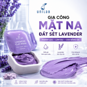 Gia công mặt nạ đất sét Lavender