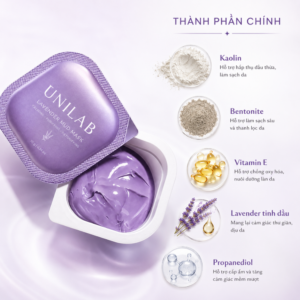Gia công mặt nạ đất sét Lavender