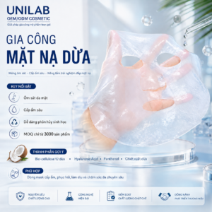 Gia công mặt nạ dừa