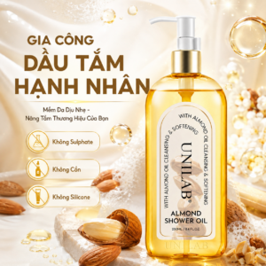 Gia công dầu tắm hạnh nhân