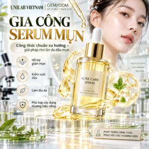 Gia công serum mụn