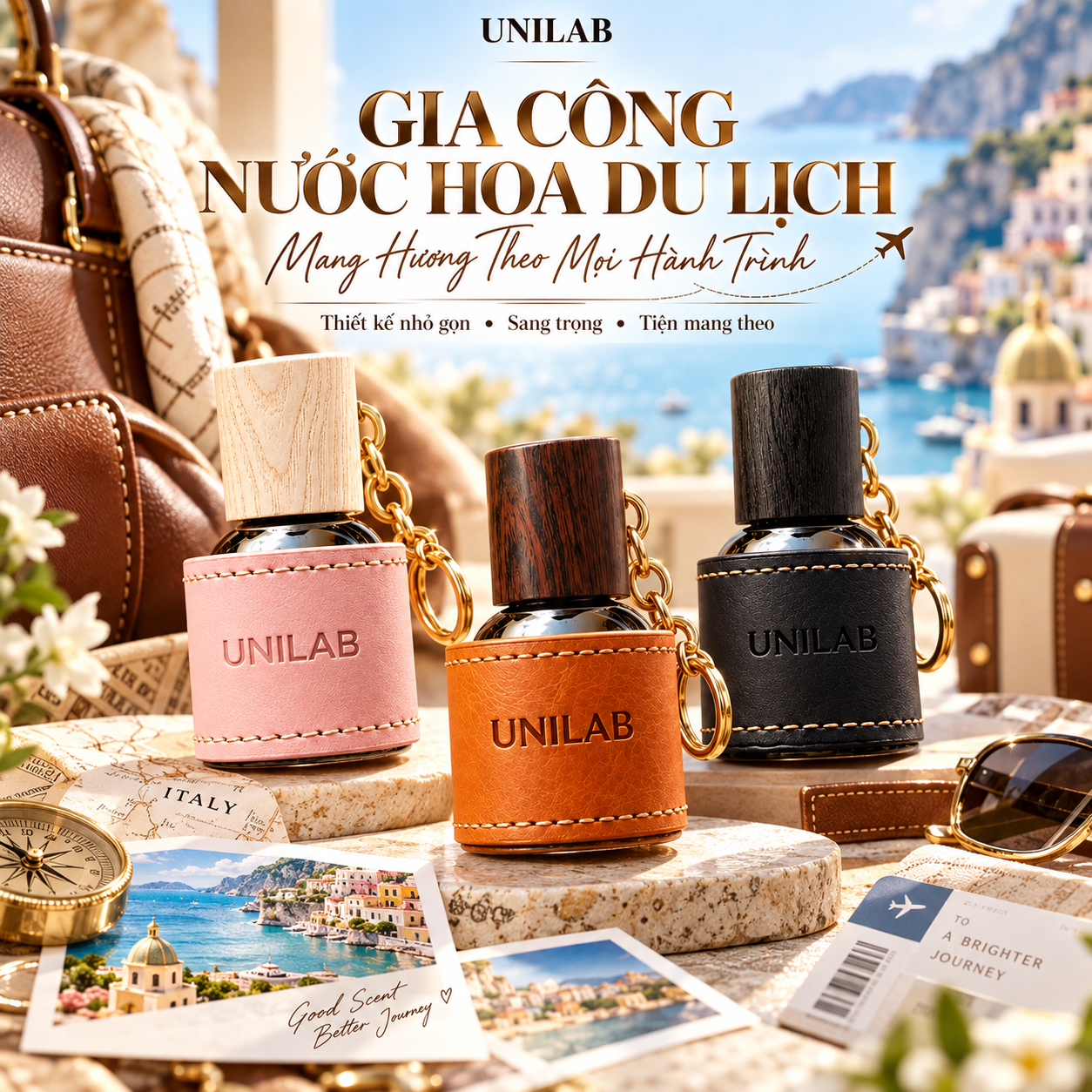 Gia công nước hoa du lịch