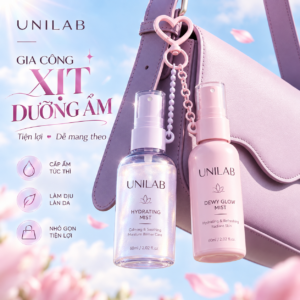 Gia công xịt dưỡng ẩm tức thì